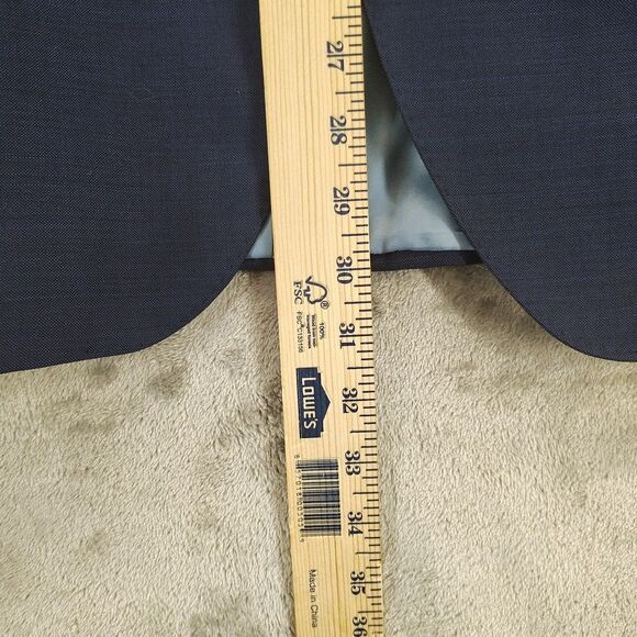 Paul Betenly Filarte Suit Jacket Mens 46R Blue Wool J-Aiden Sport Coat - Picture 6 of 15